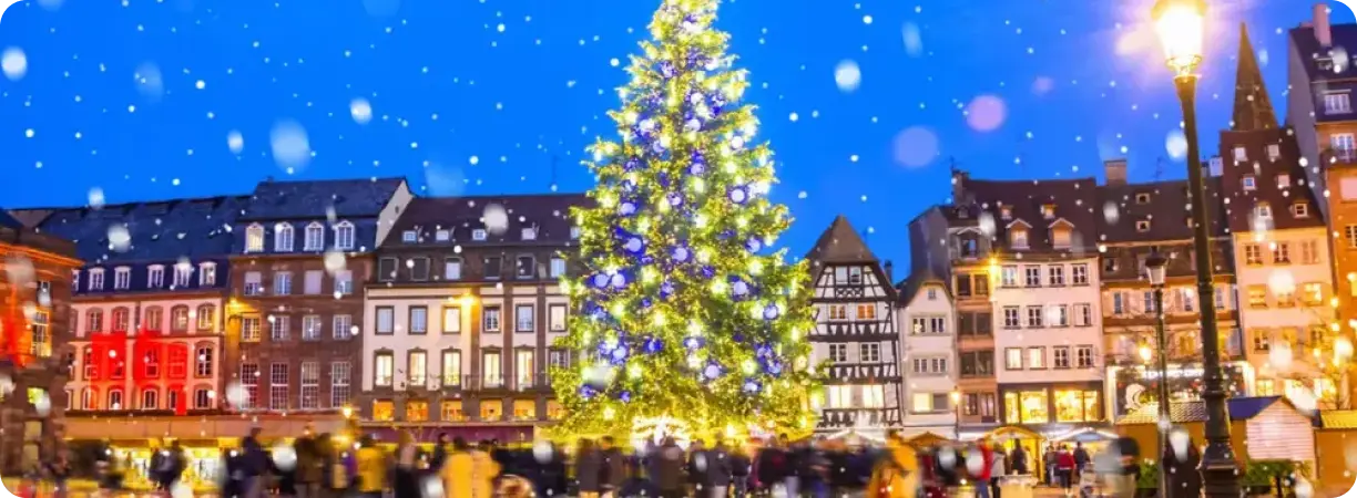 Les destinations de Noël en France et les meilleurs moyens de s'y rendre